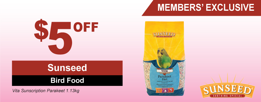Sunseed Bird Food Promo